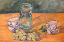 Nature morte au raisin