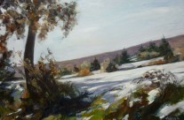 Le Pigeonnier dans la neige